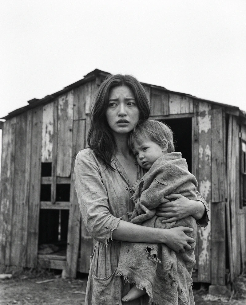 WPA Mother Child Portrait