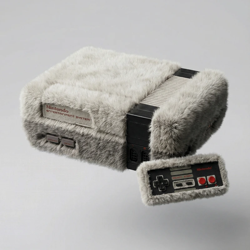 Fluffy 3D Space Float, created using a Nano Banana Prompt