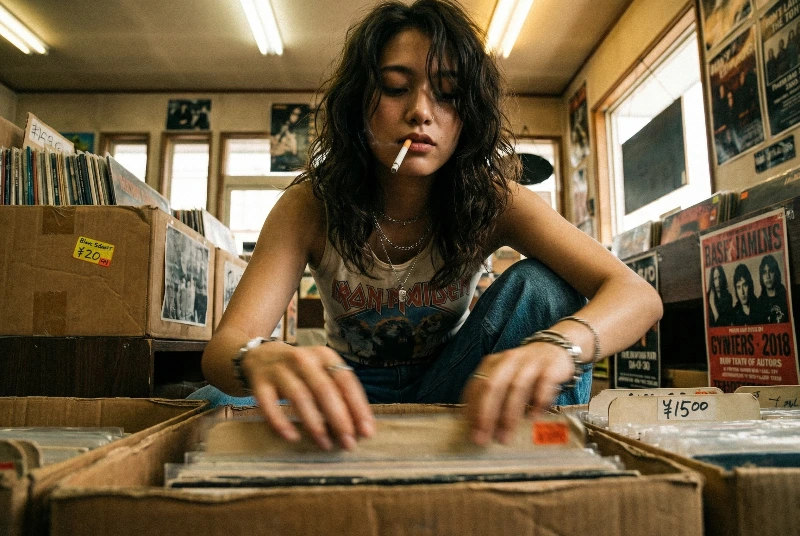 Grunge Record Box POV