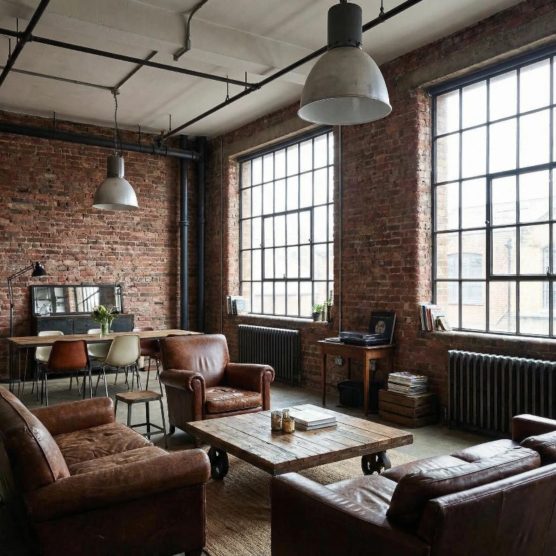 Nano Banana model generation of Industrial Loft Charm