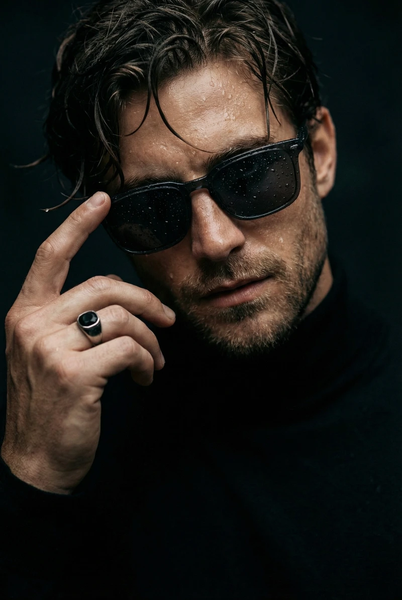 Wet Dramatic Portrait