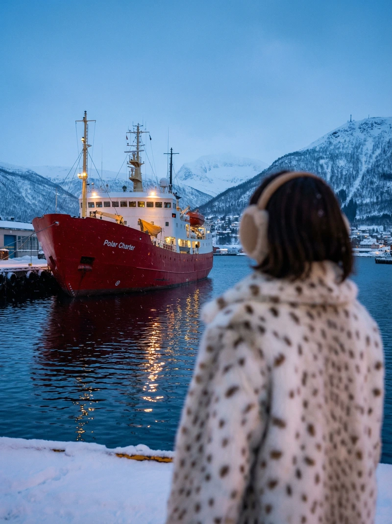 Mystic Winter Ship View, created using a Nano Banana Prompt