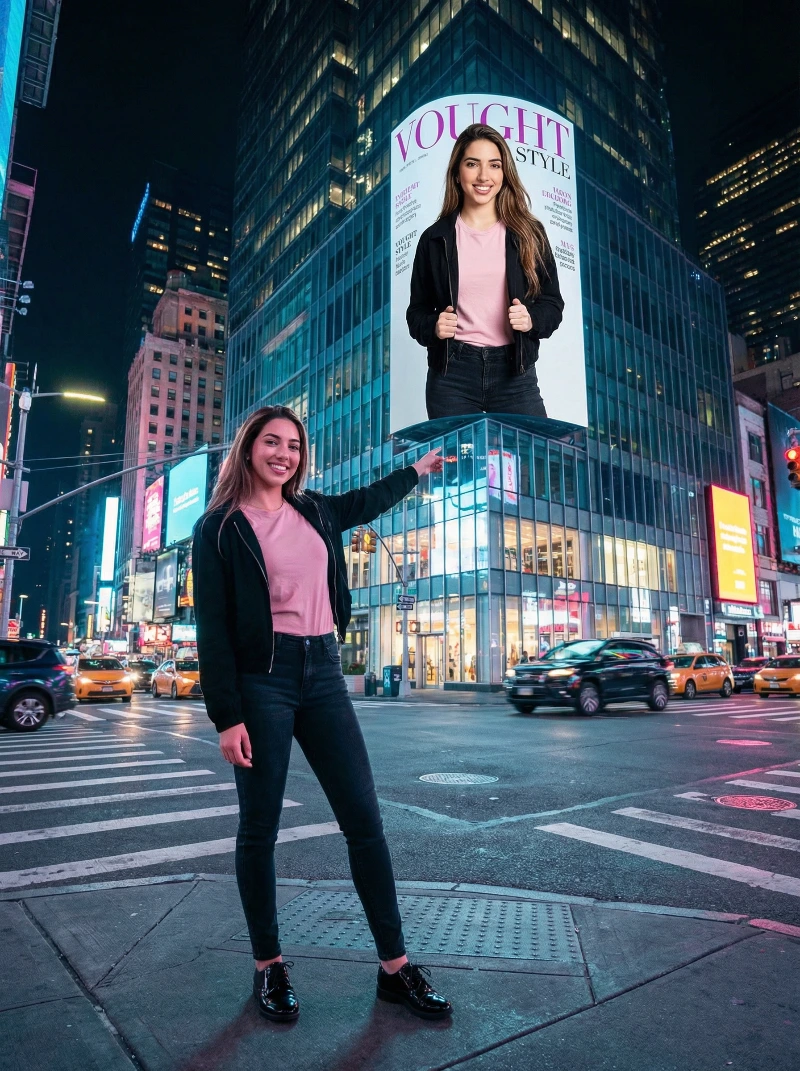 City Night Fashion Portrait