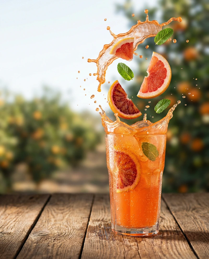 Sparkling Blood Orange Soda