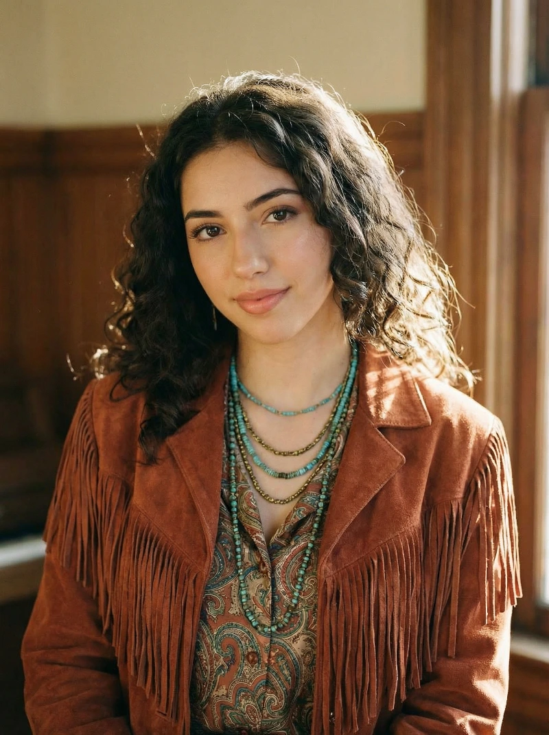 Nostalgic 70s Fashion Portrait, created using a Nano Banana Prompt