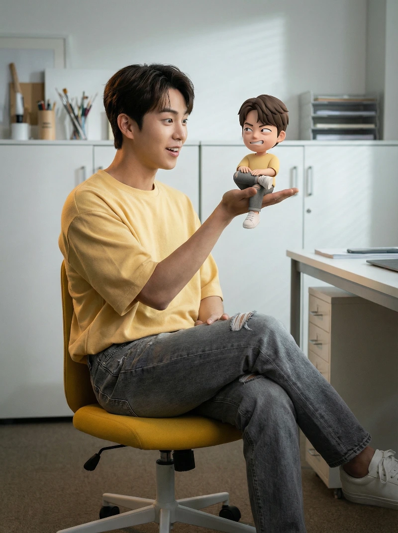 Playful Chibi Portrait, created using a Nano Banana Prompt