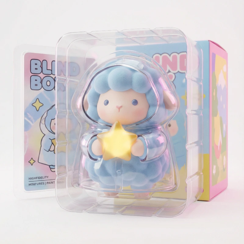 Pastel Sheep Blind Box 3D, created using a Nano Banana Prompt