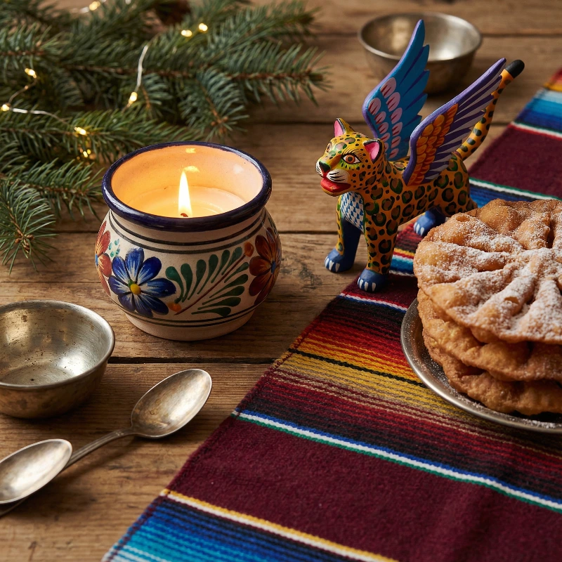 Mexican Xmas Still-Life, created using a Nano Banana Prompt