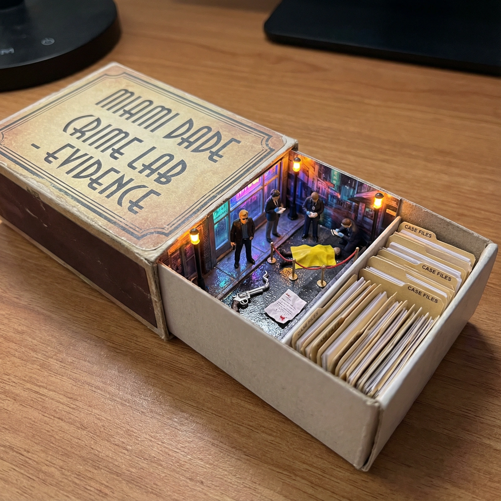 CSI Miami Matchbox Diorama