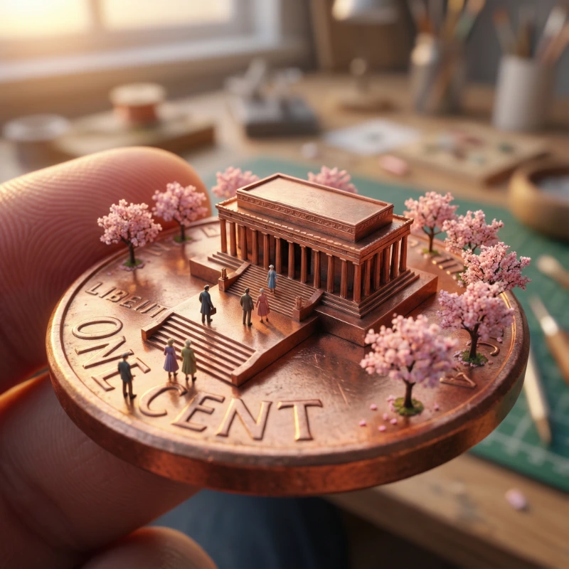 Penny 3D Mini Diorama
