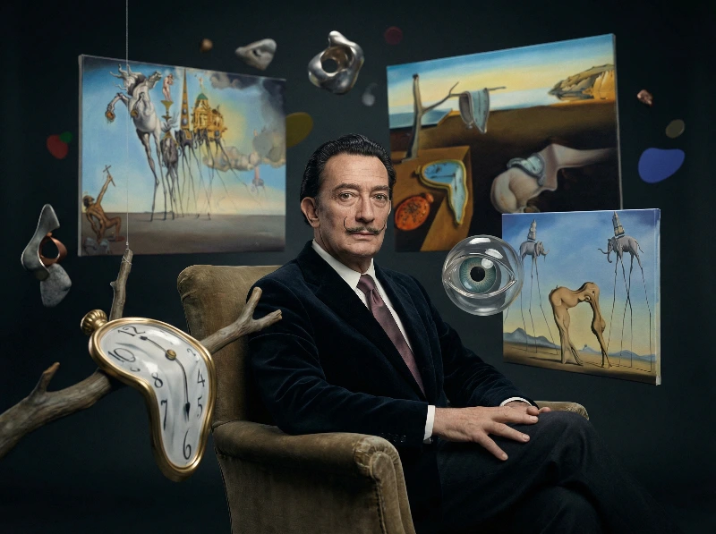 Nano Banana model generation of Dalí's Orbital Art Core