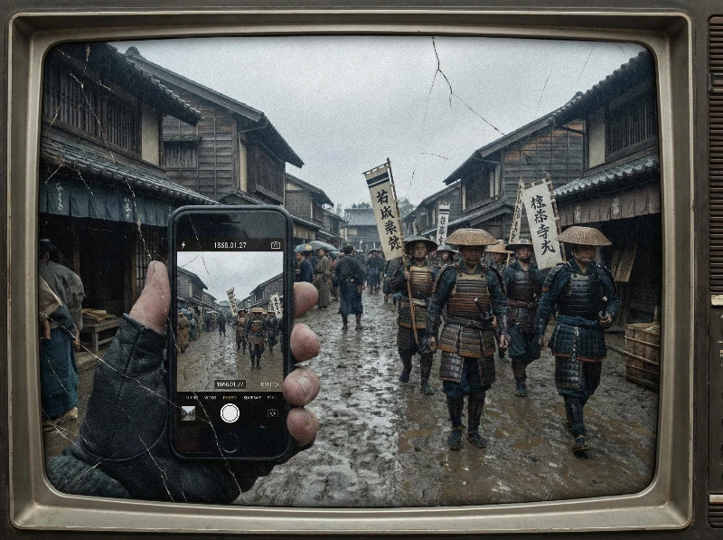 1868 Ashigaru Realistic View, created using a Nano Banana Prompt