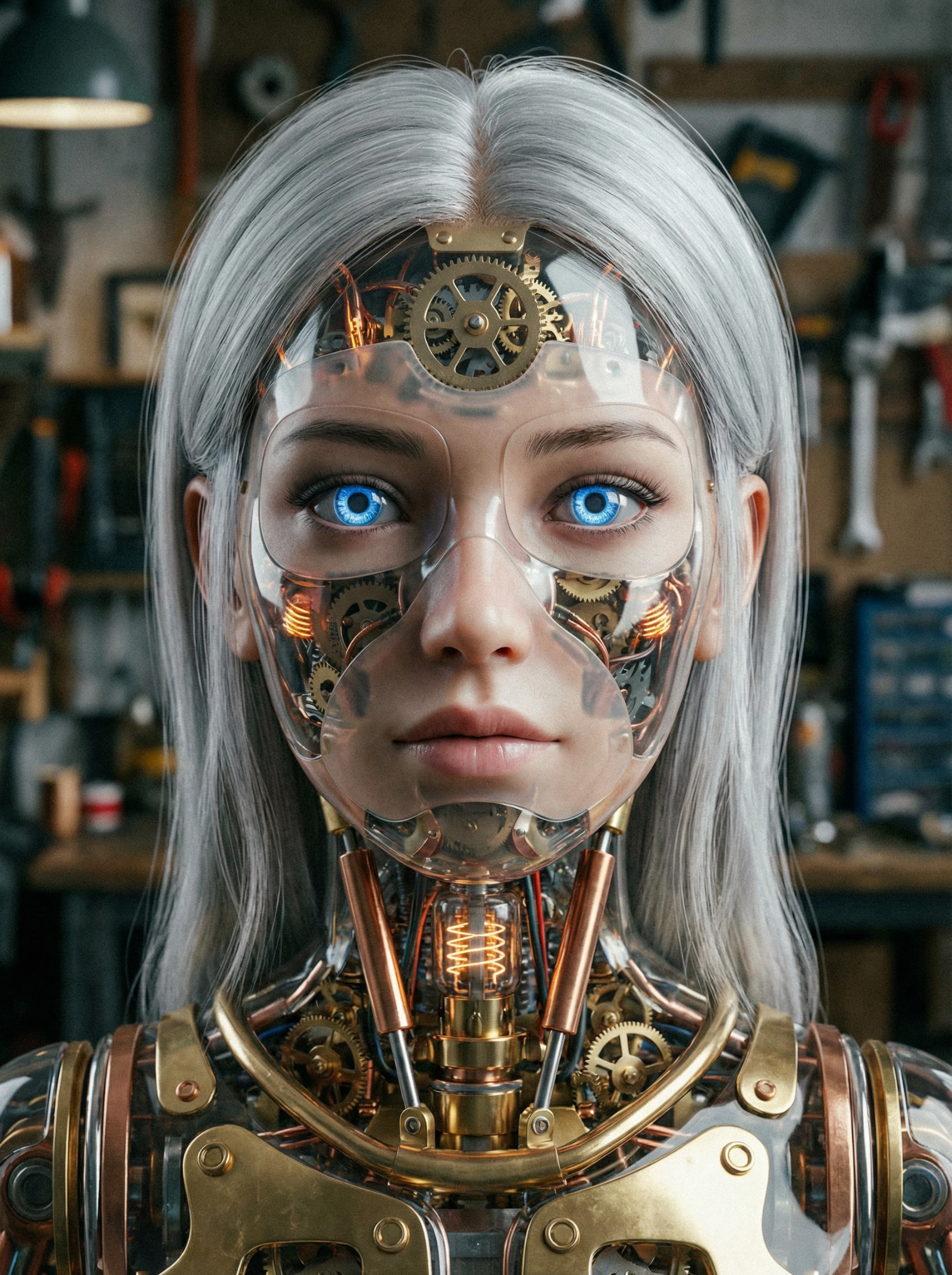 Transparent Android Portrait