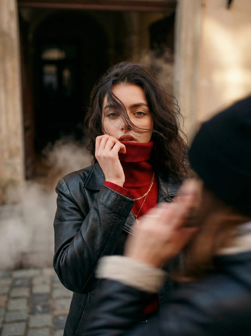 Cinematic Winter Fashion Portrait