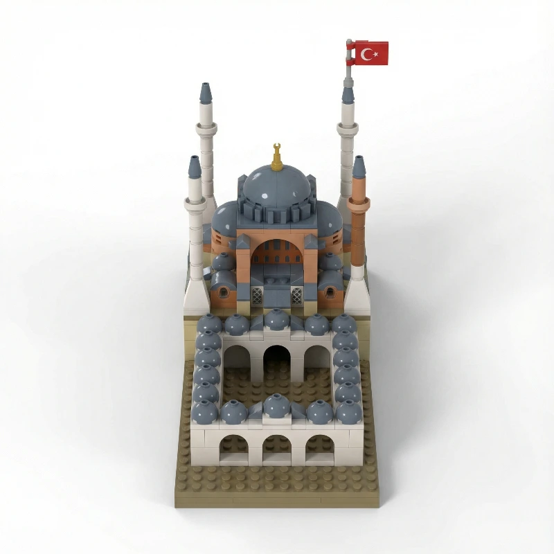 LEGO Hagia Sophia Diorama, created using a Nano Banana Prompt