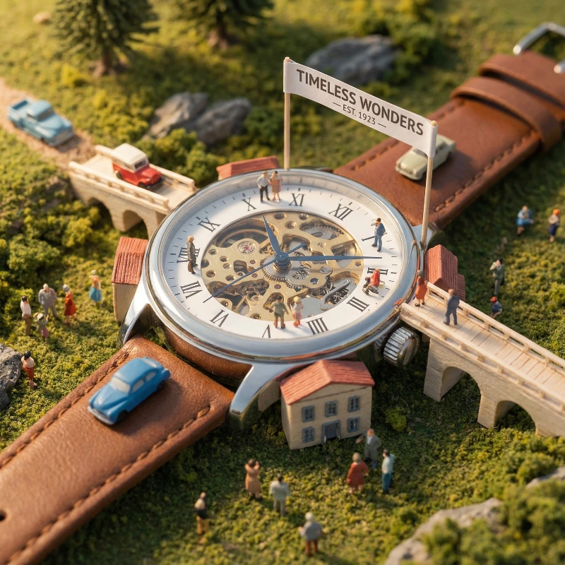 Mini Wristwatch Whimsy, created using a Nano Banana Prompt