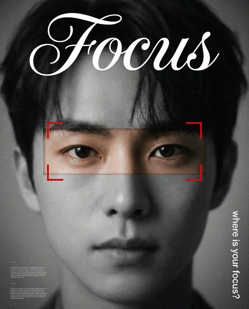 Gritty Focus Editorial Portrait