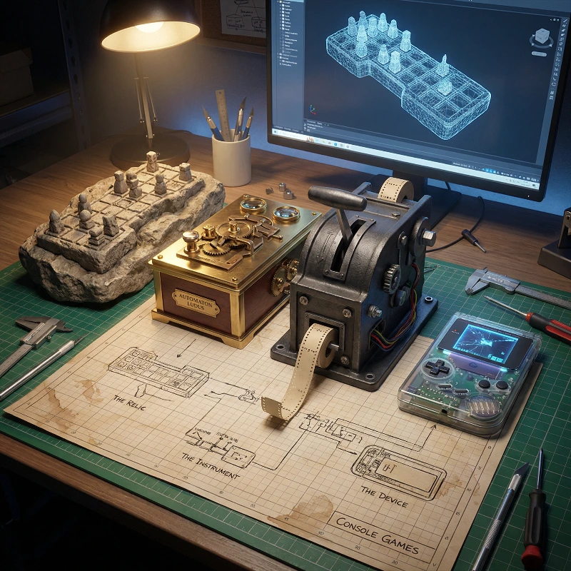 Console Tech Evolution, created using a Nano Banana Prompt