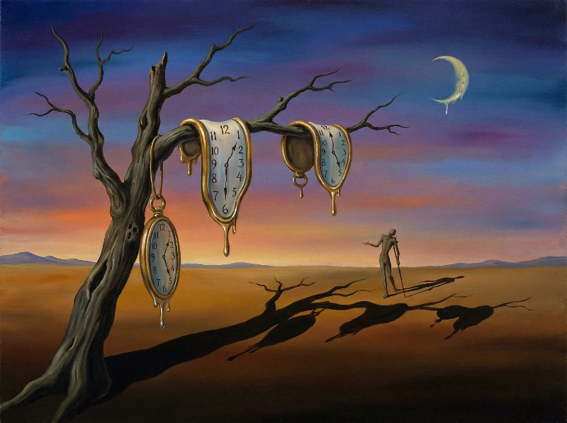 Twilight Desert Melting Watches