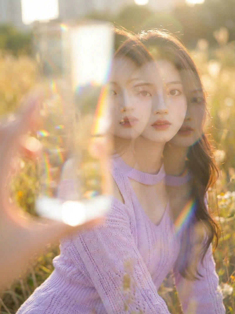 Prism Dream Portrait, created using a Nano Banana Prompt