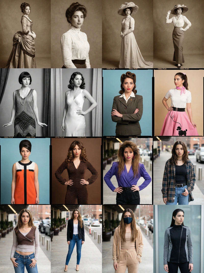 My Decade Fashion Grid