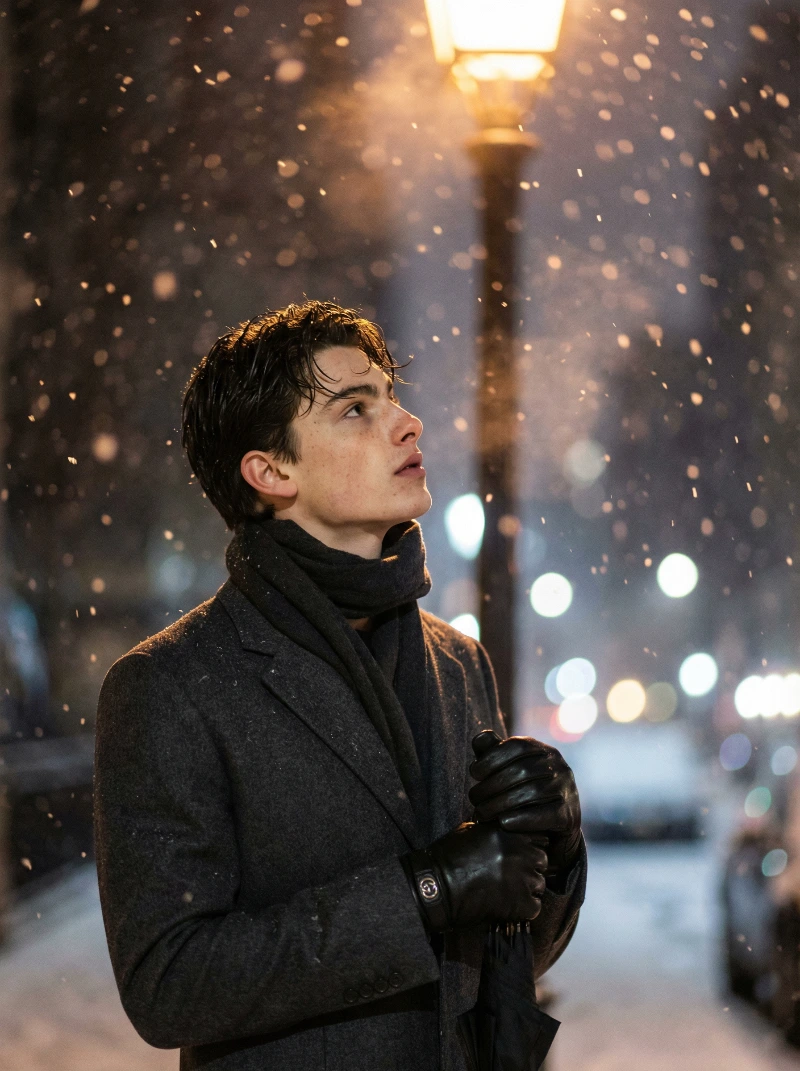 Lamppost Solitude Cinematic