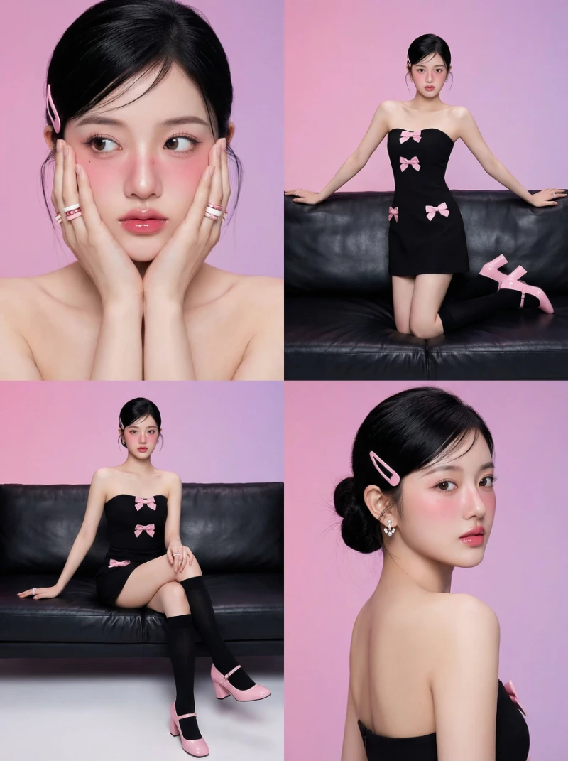 Sweet-Cool Fashion Collage