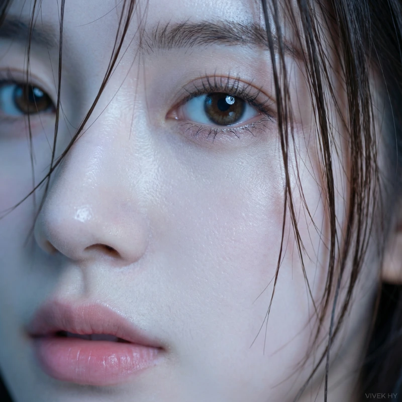 Cinematic Macro Portrait, created using a Nano Banana Prompt