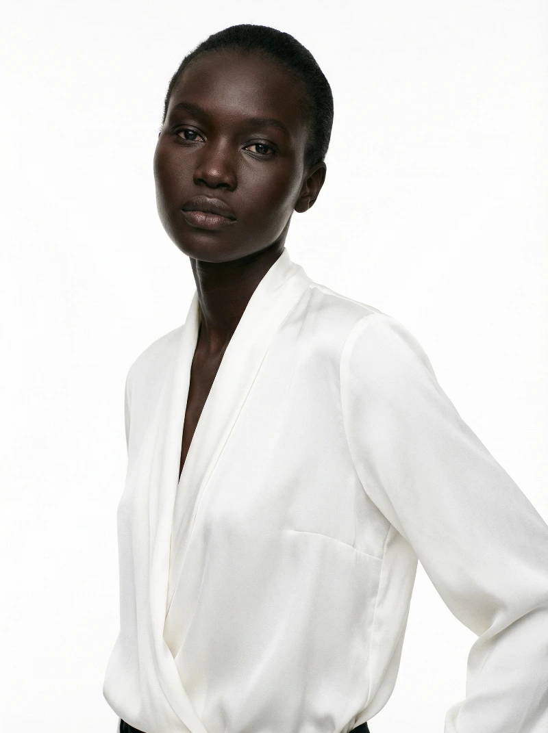 Bright White Fashion Portrait