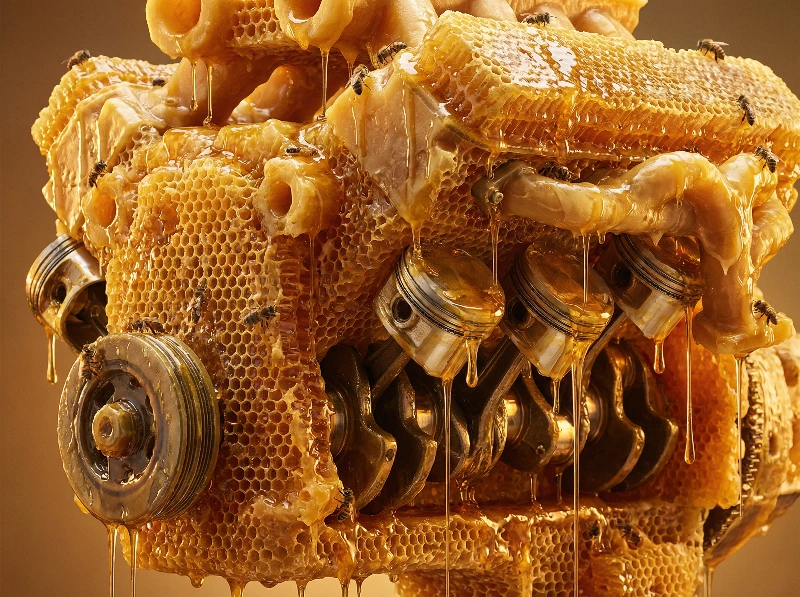 Nano Banana model generation of Golden Honeycomb Engine