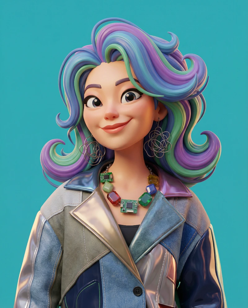 Nano Banana model generation of Playful 3D Caricature