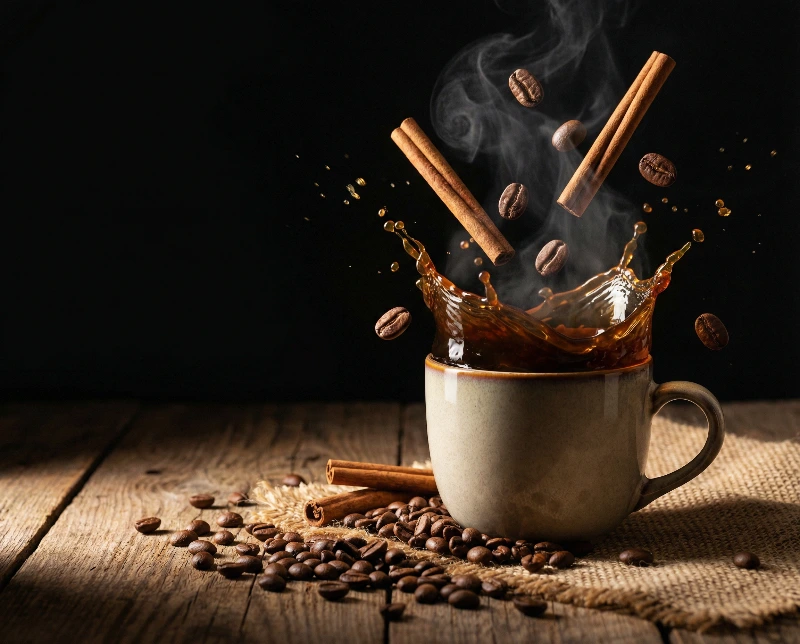 Nano Banana model generation of Steamy Dark Coffee Drama