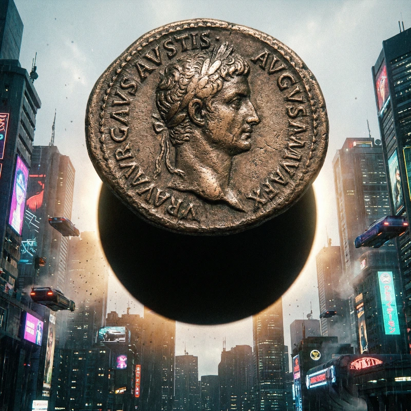 Cyberpunk Roman Eclipse, created using a Nano Banana Prompt