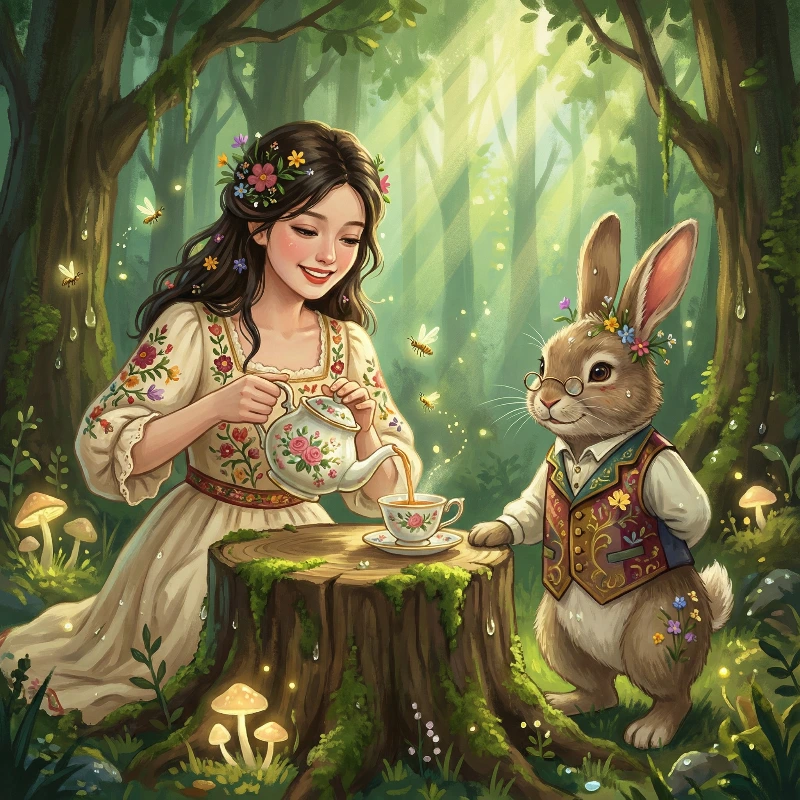 Whimsical Tea Party Fantasy