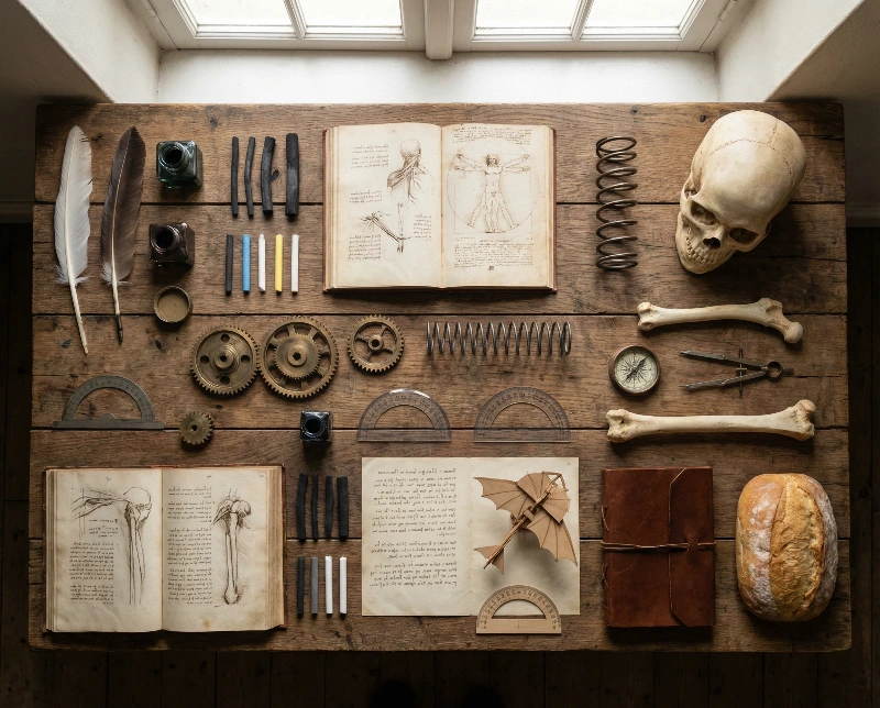 Da Vinci's Knolling Table