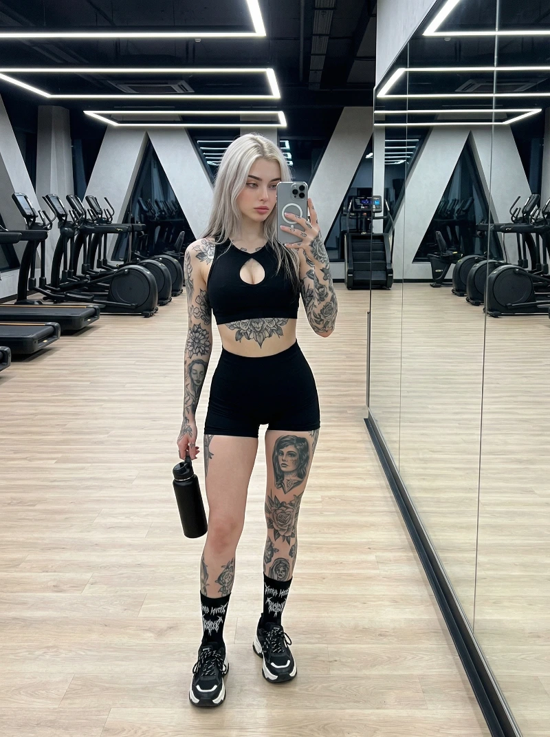 Candid Gym Selfie of Sydney