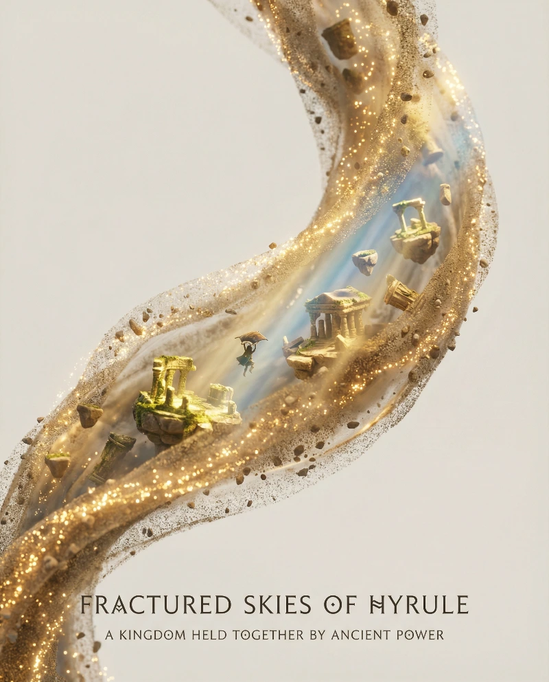 Ancient Hyrule Arc, created using a Nano Banana Prompt