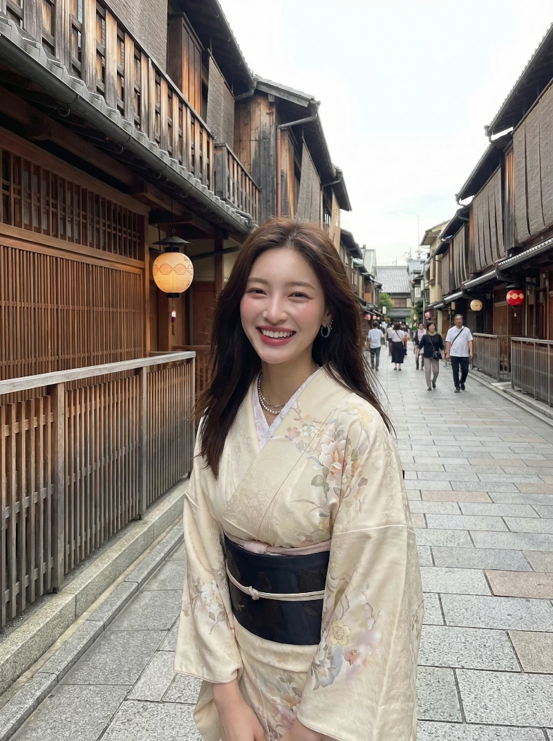 Gion Kyoto Traditional Portrait, created using a Nano Banana Prompt