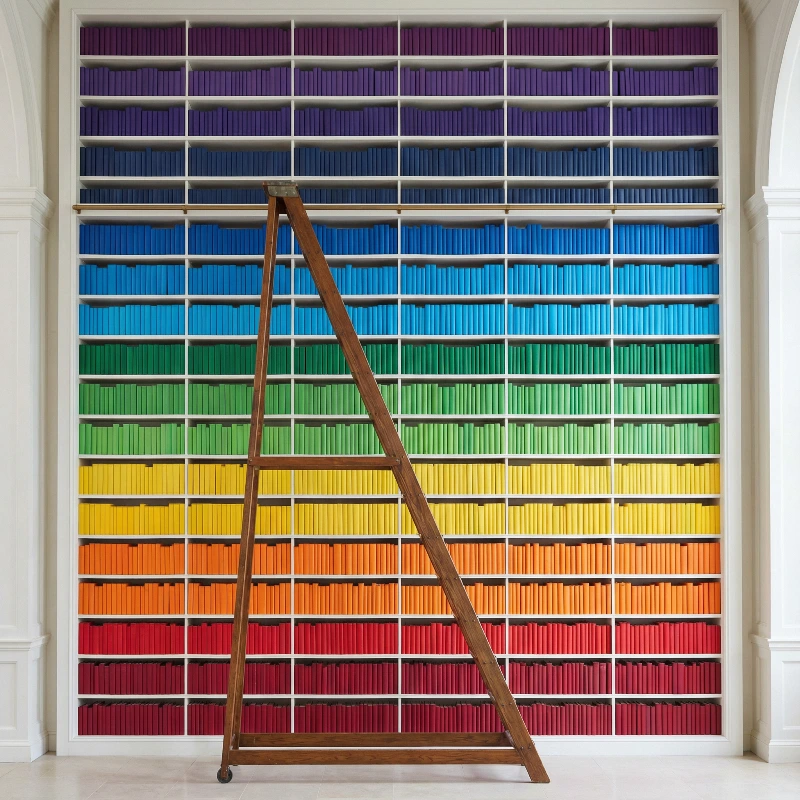 Nano Banana model generation of Rainbow Gradient Library