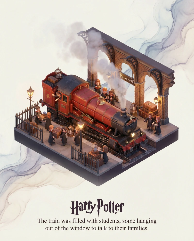 Hogwarts Express 3D Mini