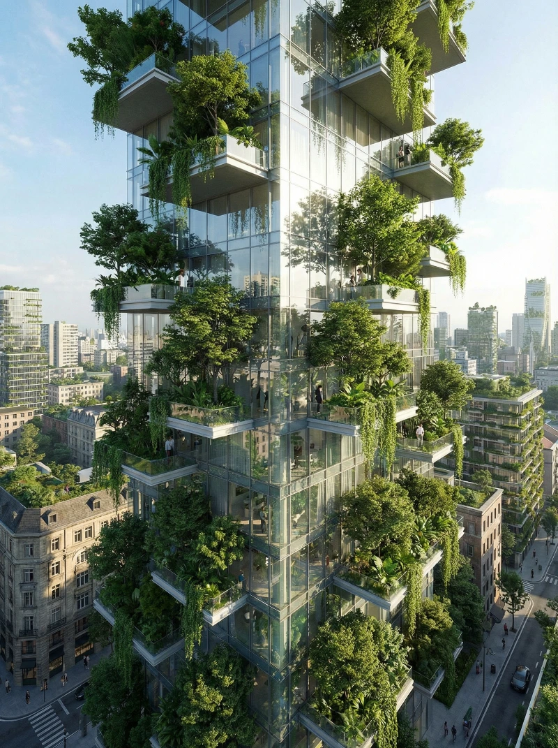 Futuristic Vertical Forest