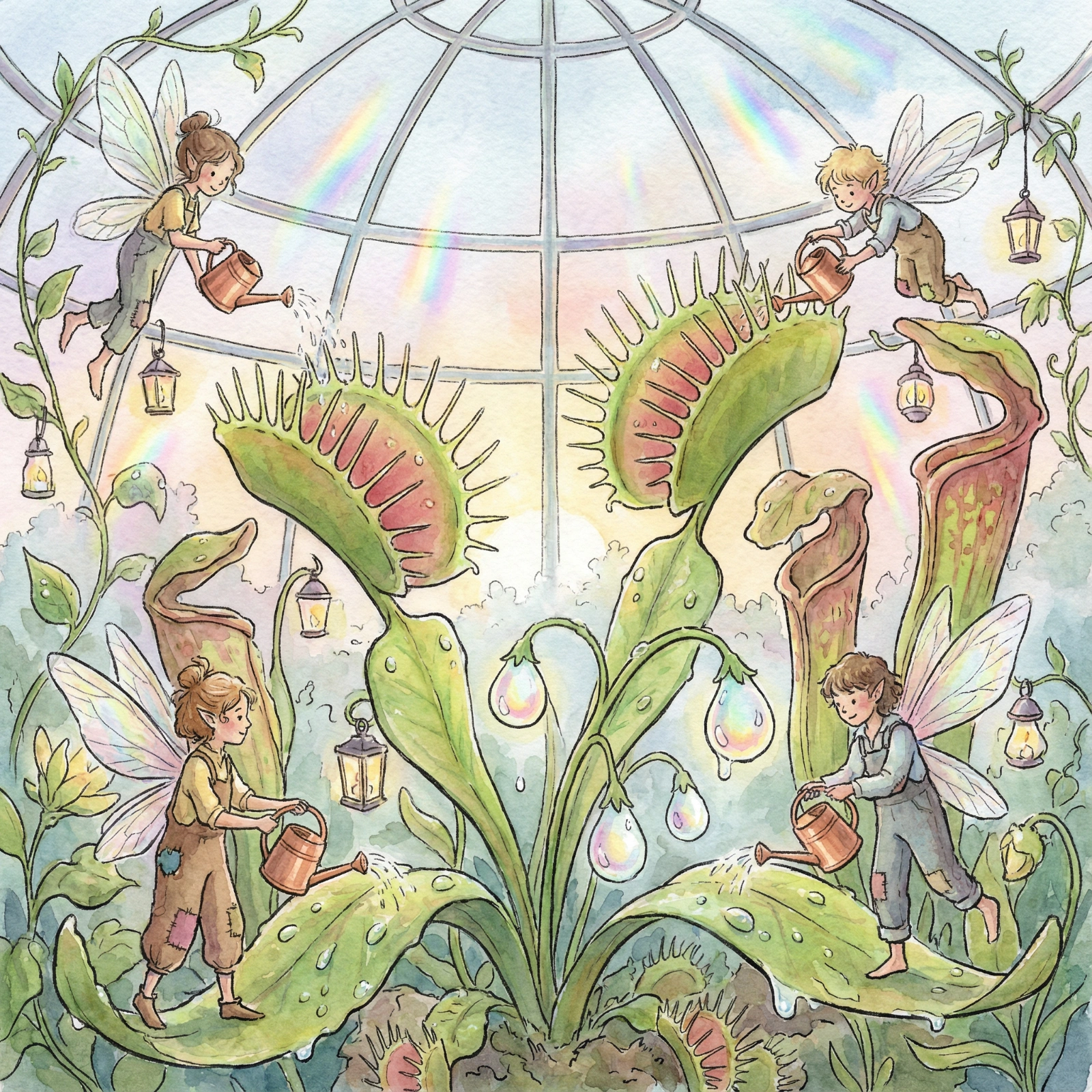 Whimsical Fairy Greenhouse