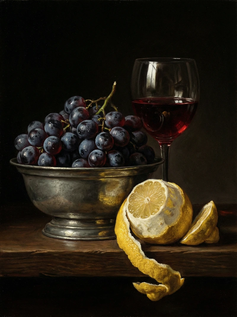 Baroque Still Life Drama