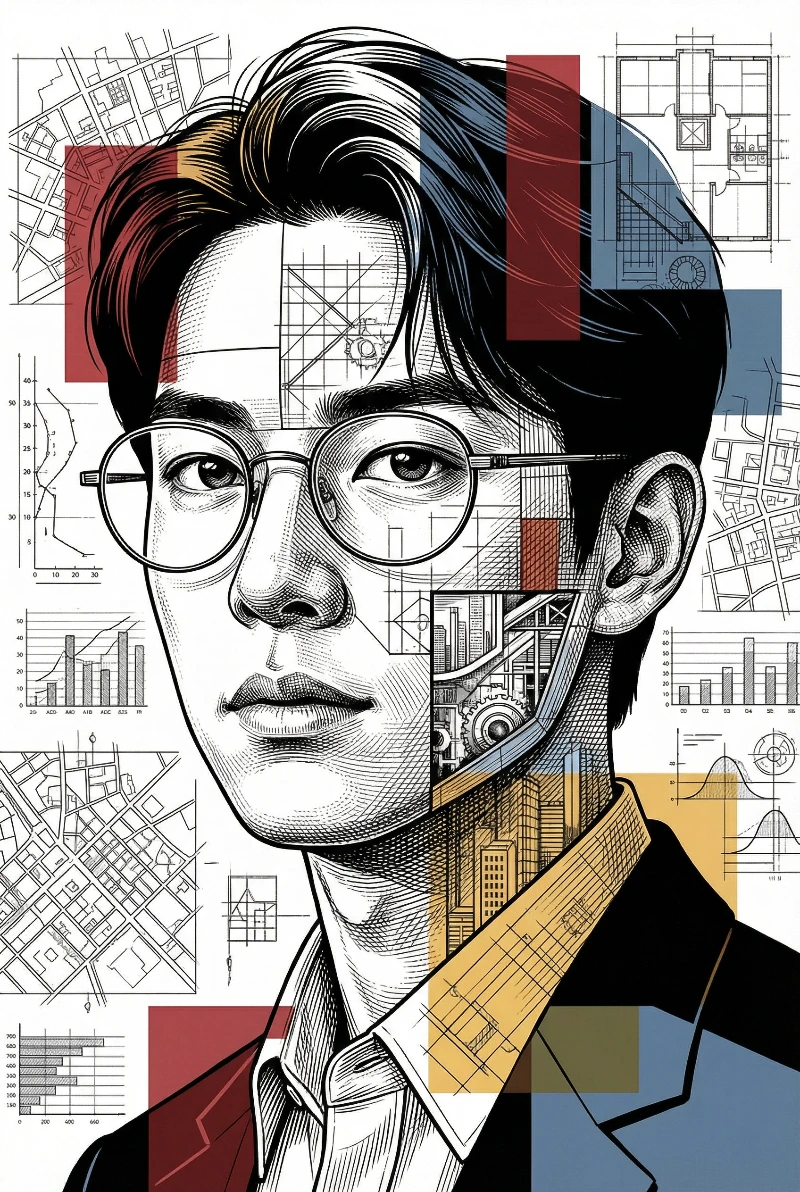 Futuristic Geometric Portrait, created using a Nano Banana Prompt