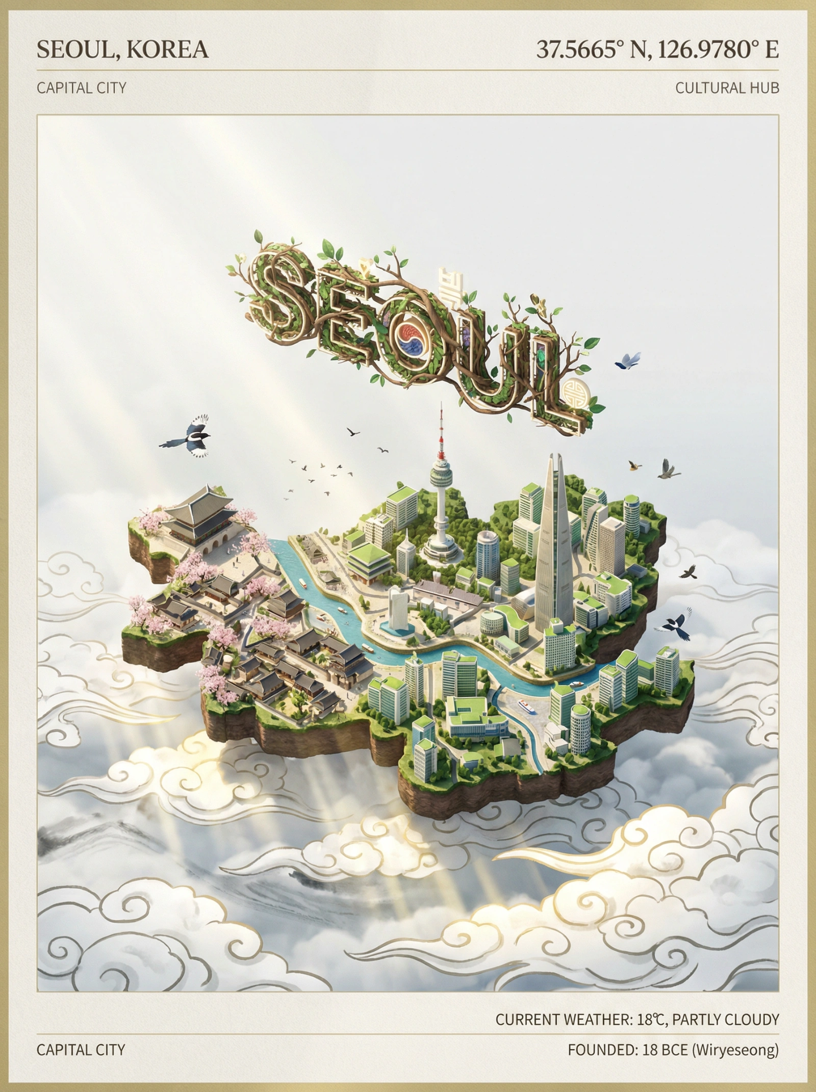 Seoul Cloud Island Art