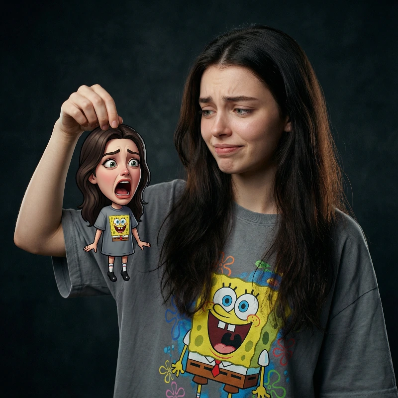 Hyper-Real vs Cartoon Self, created using a Nano Banana Prompt