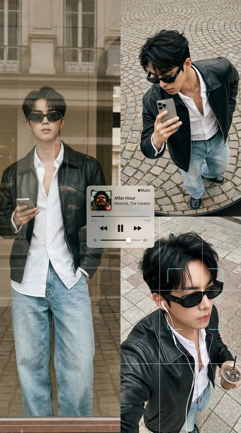 Urban After Hour Collage, created using a Nano Banana Prompt