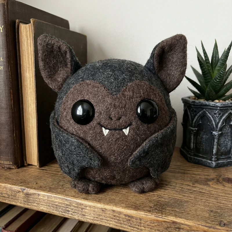 Oversized Bat Plush Charm