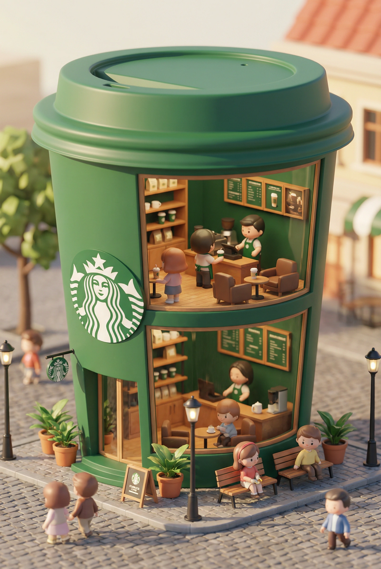 Chibi Starbucks Mini Store