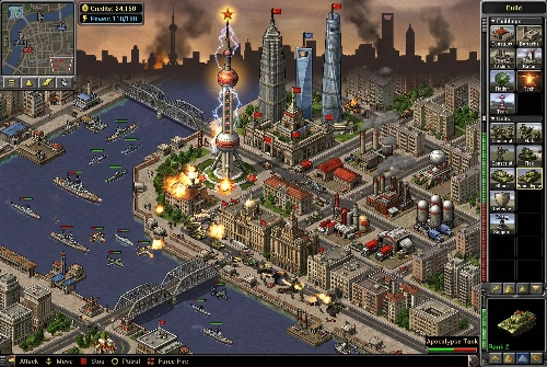 Retro Shanghai RTS Battle